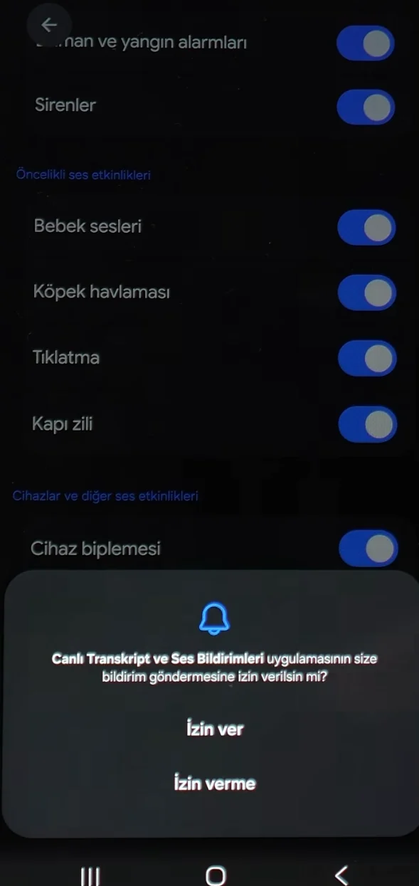 Samsung Telefonda Ses Bildirimlerini Açma Samsung Telefonda Ses Bildirimlerini Açma