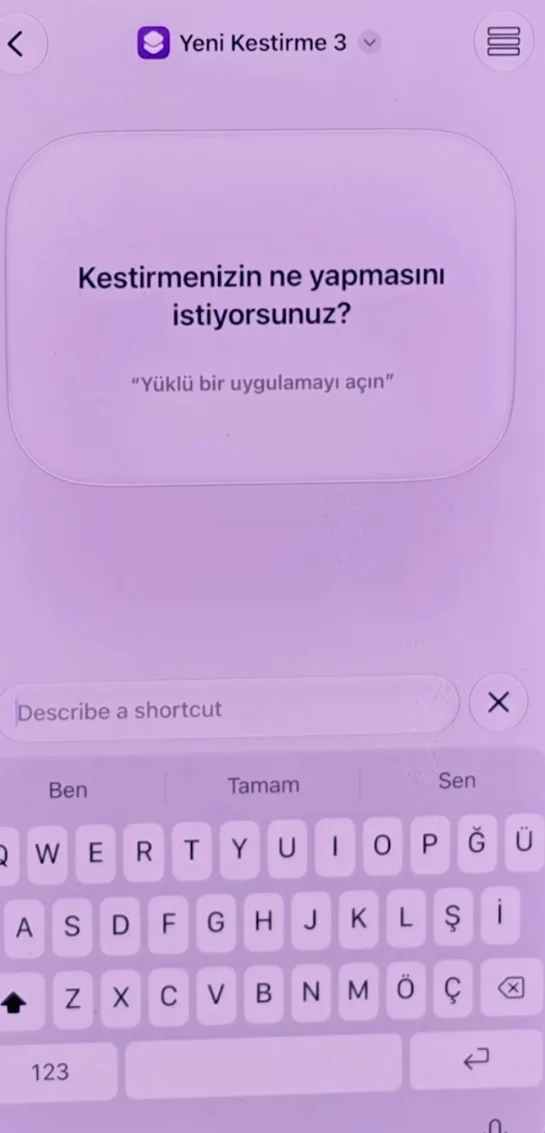 Describe Shortcuts