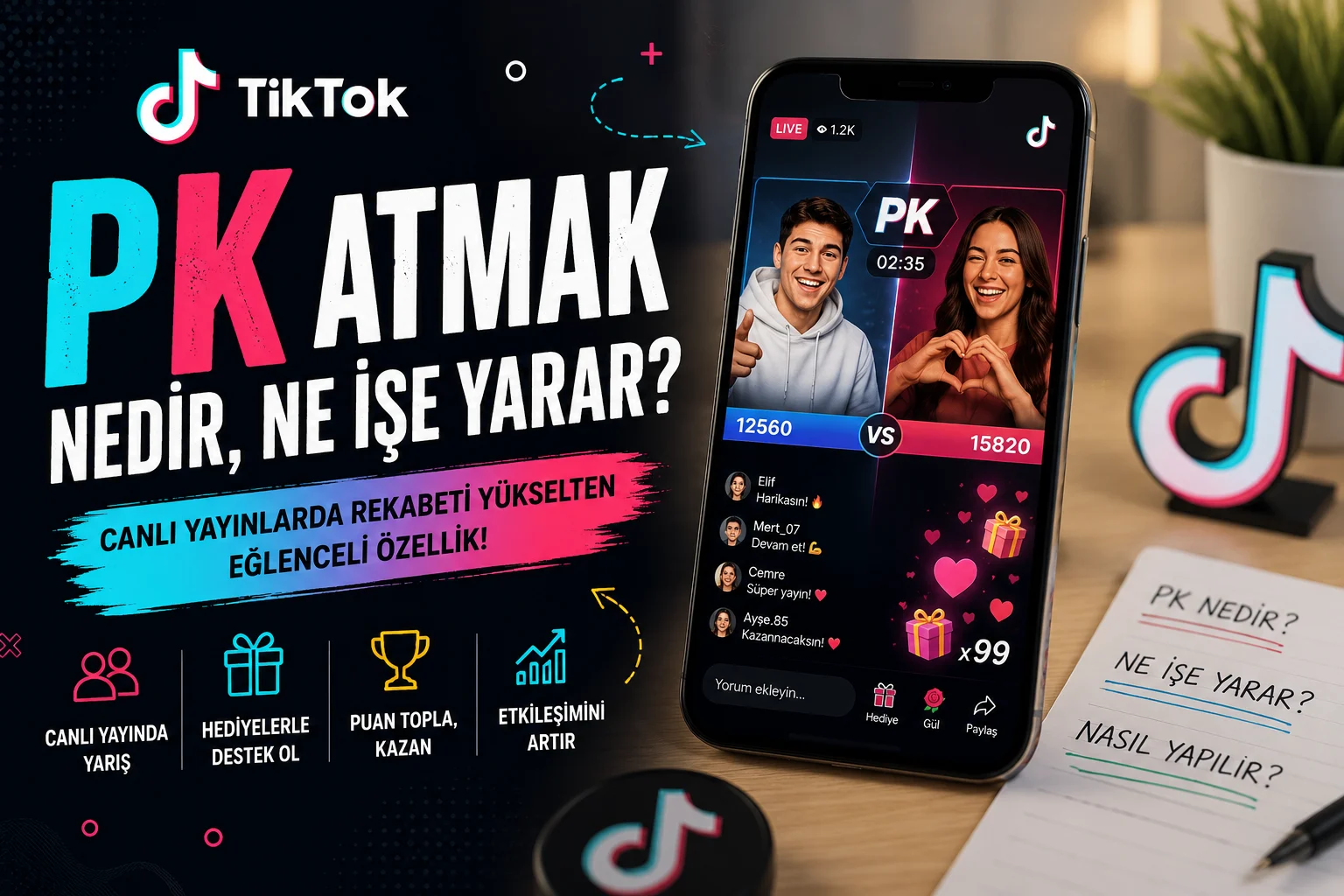 TikTok'ta PK Atmak Nedir