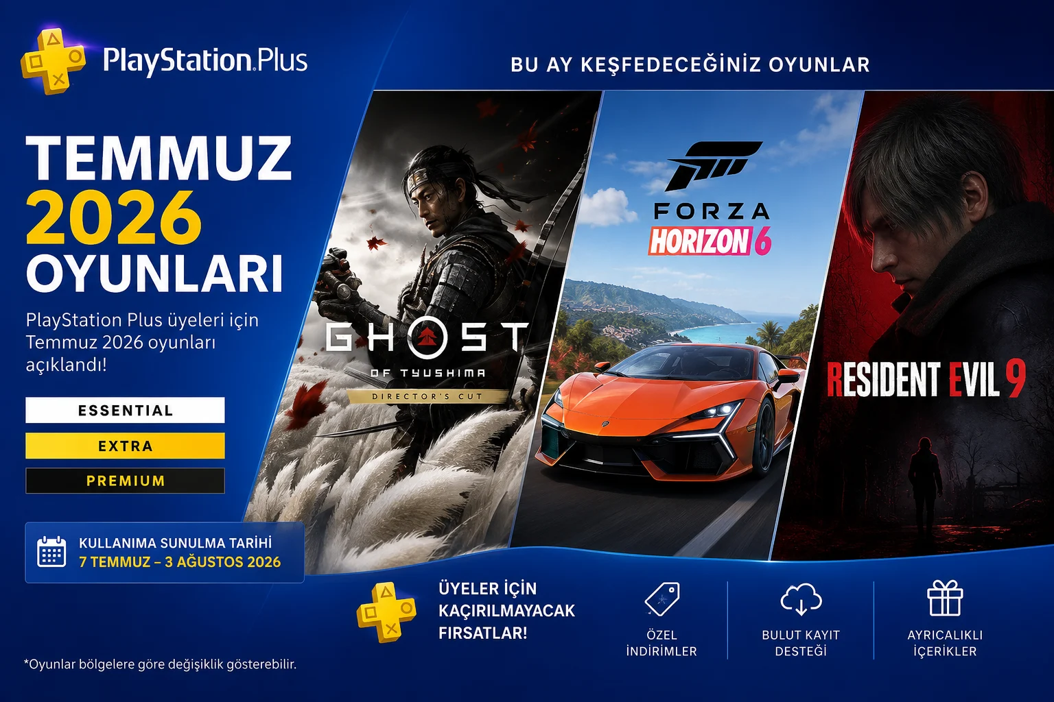 PlayStation Plus Temmuz Oyunları Belli Oldu