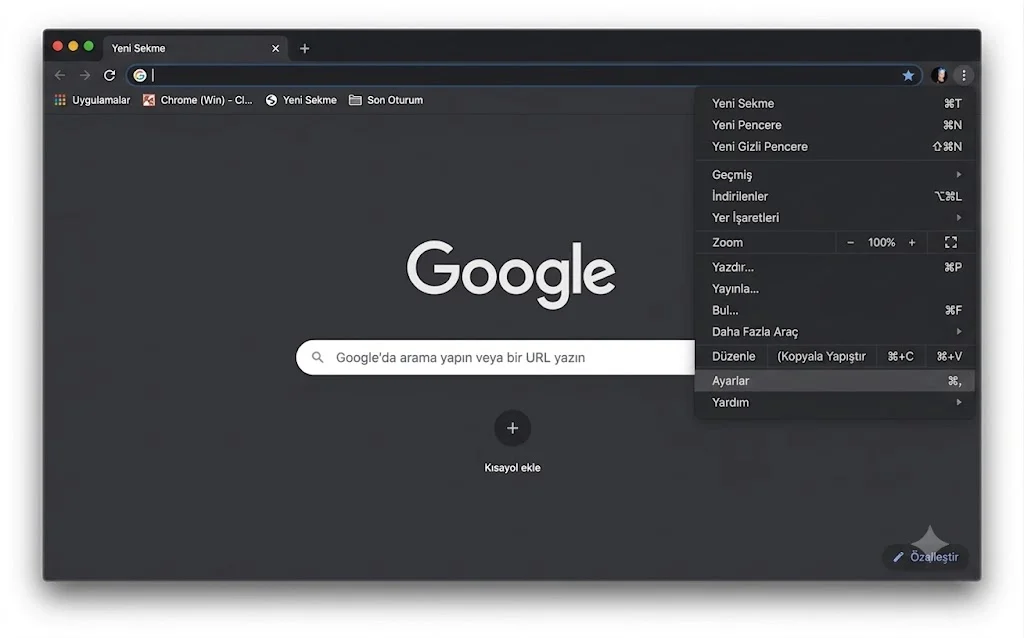 Chrome Üzerinden Sekmeler Nasıl Kaydedilir