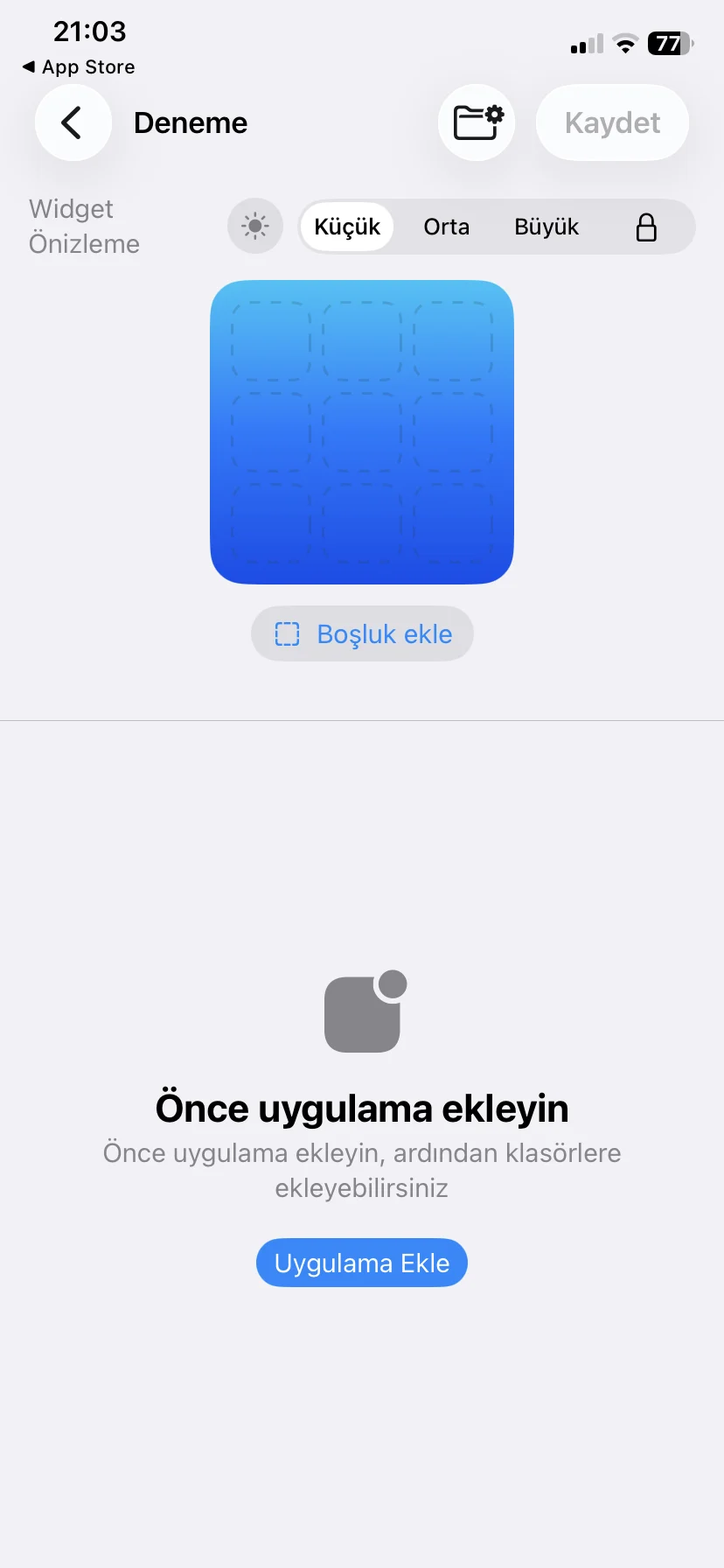 iPhone MiniFolder uygulama klasörü nedir?