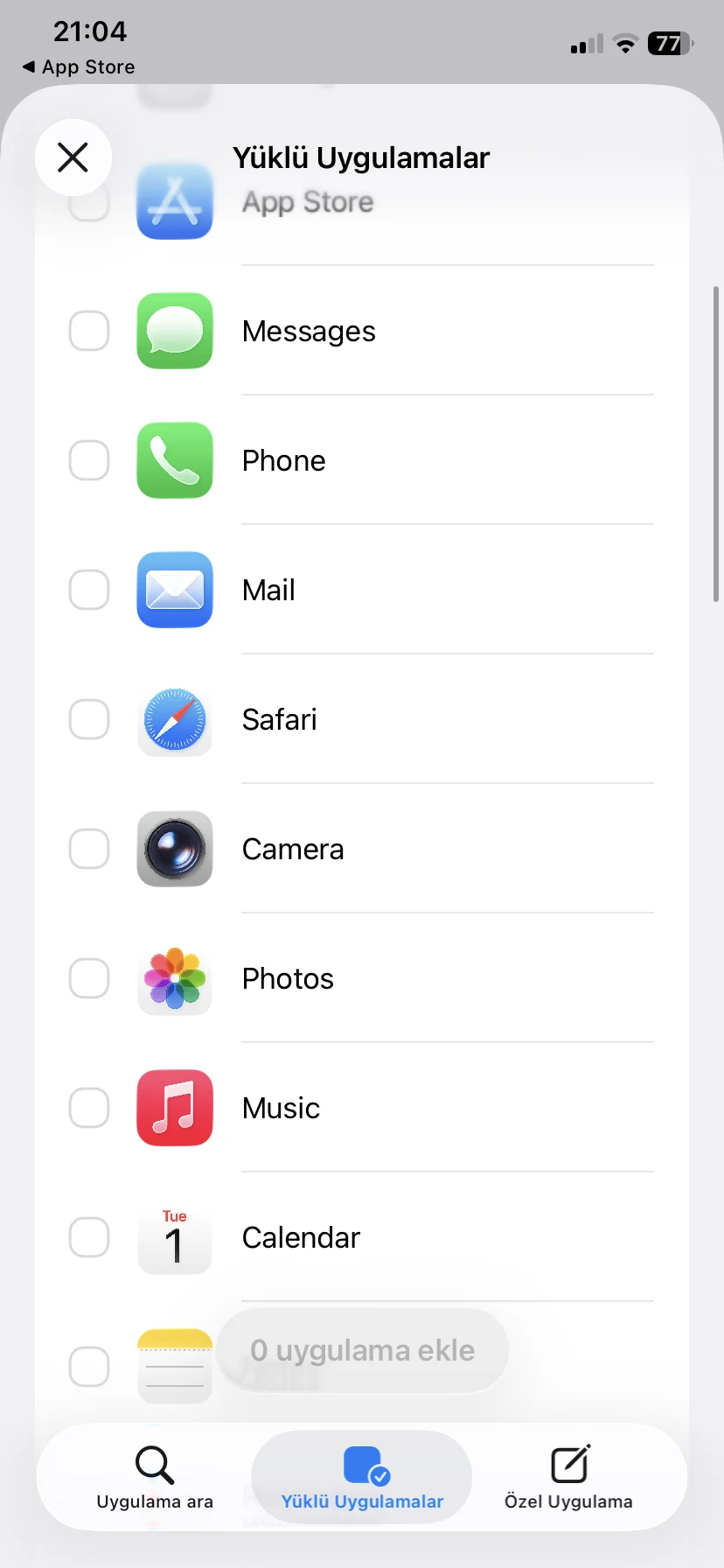 iPhone MiniFolder