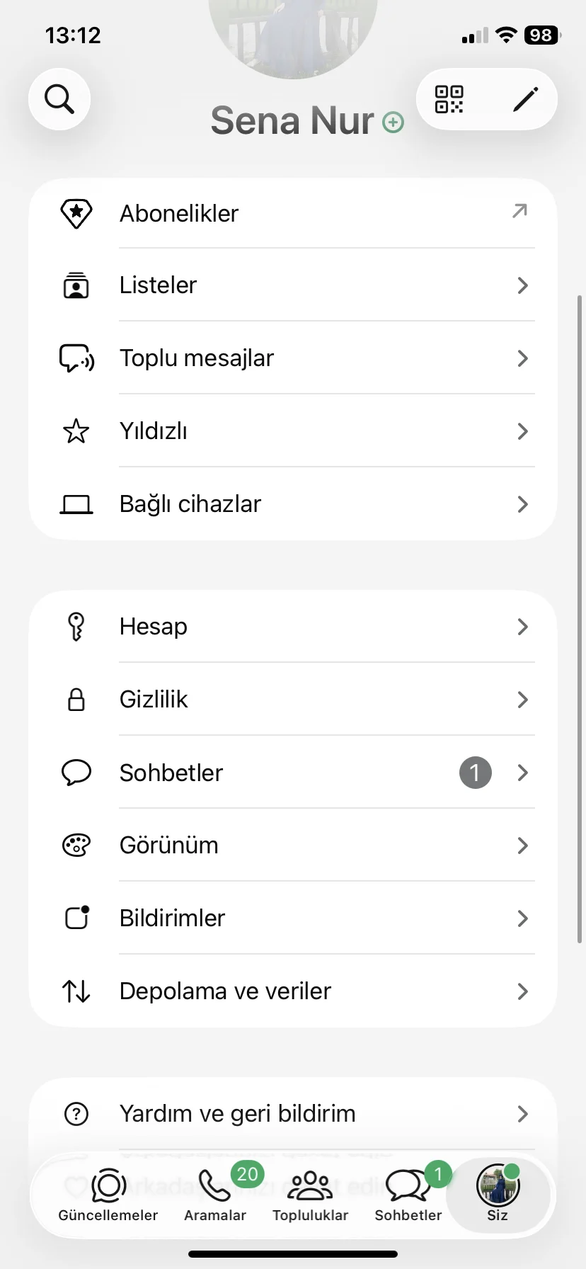 sohbet animasyonu