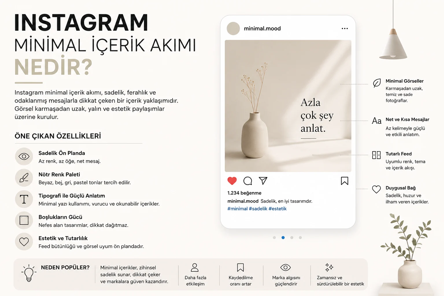Instagram Minimal İçerik Akımı Nedir Nasıl Keşfedilir