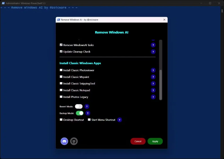 PowerShell ile Windows 11 Copilot Kapatma adımları.