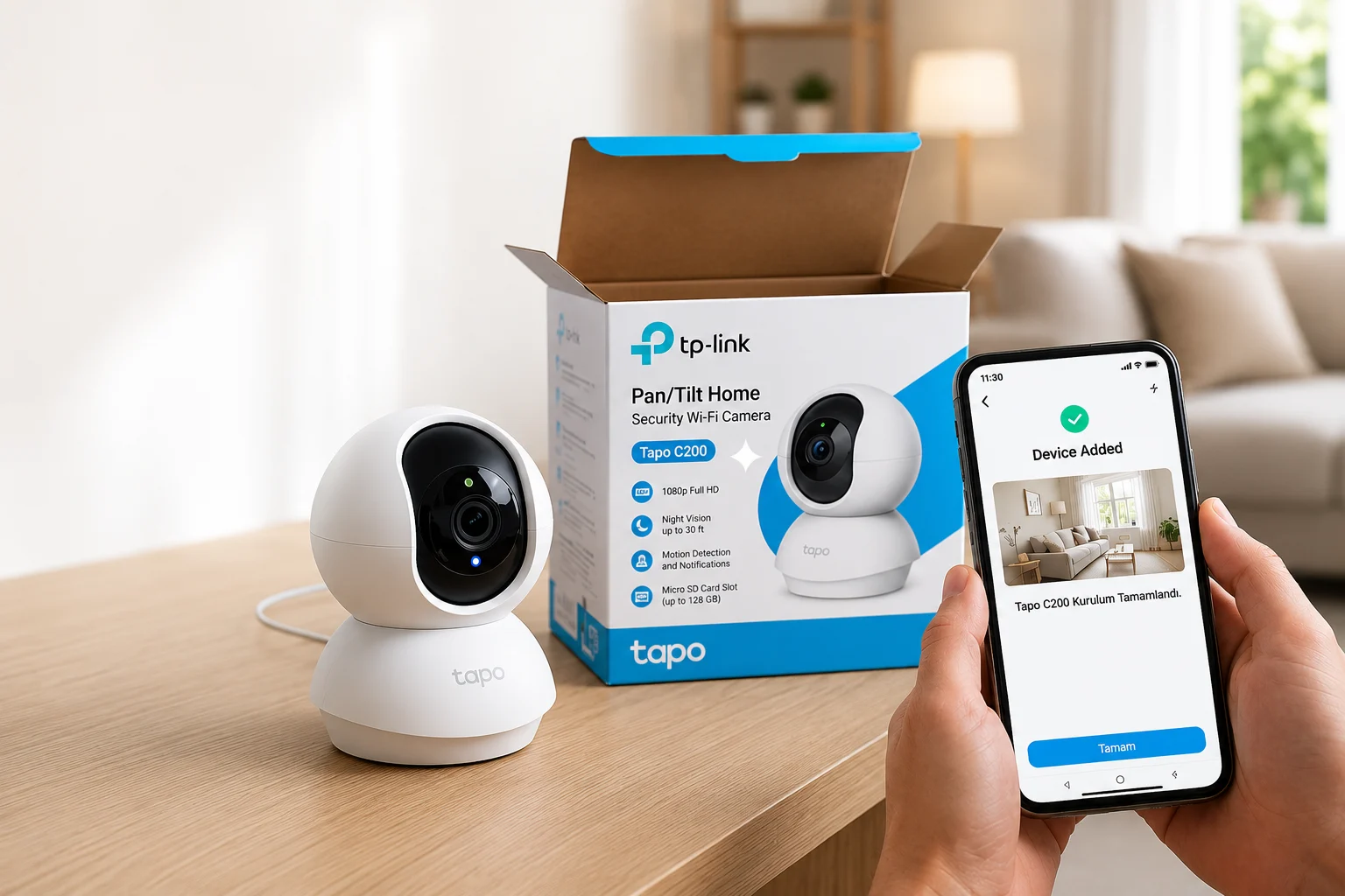 TP-Link Tapo C200 Ev Kamerası Kurulumu Nasıl Yapılır Yolları Neler