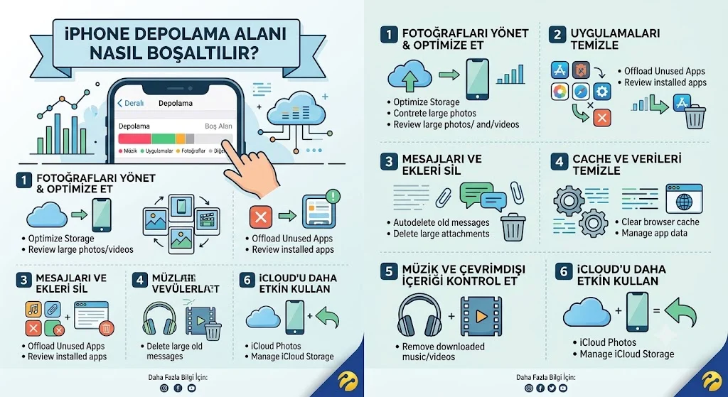 iPhone Depolama Alanı Nasıl Boşaltılır Yolları Neler
