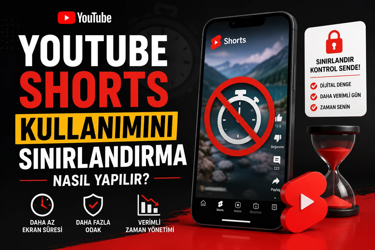 YouTube Shorts Kullanımını Sınırlandırma