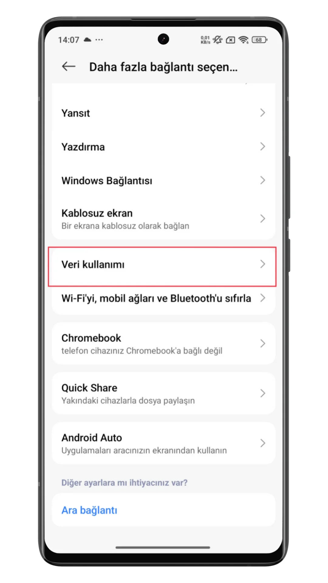 5G fatura ayarı