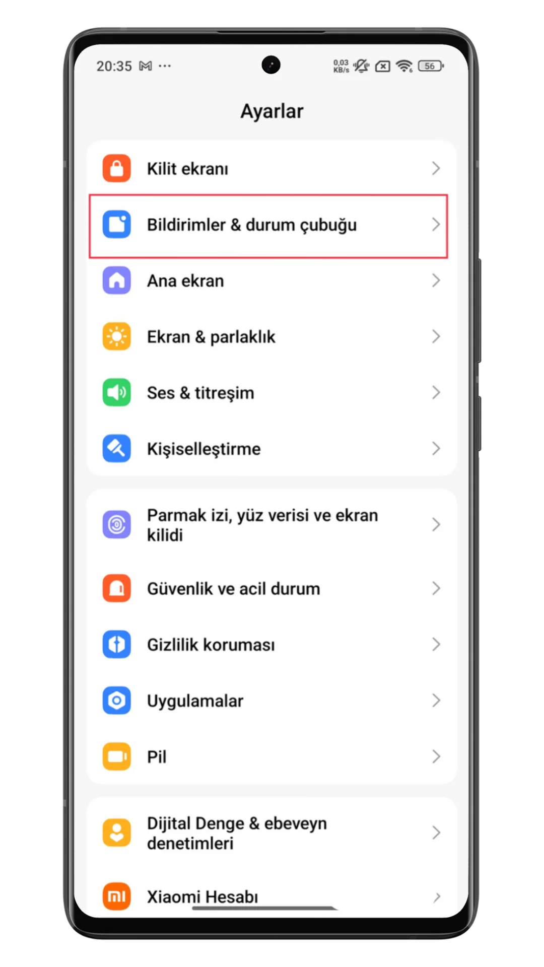 Xiaomi bağlantı hız durumu Xiaomi bağlantı hız durumu