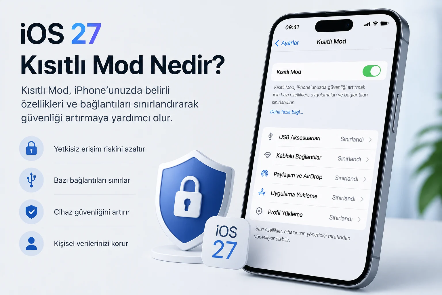iOS 27 Kısıtlı Mod Nedir