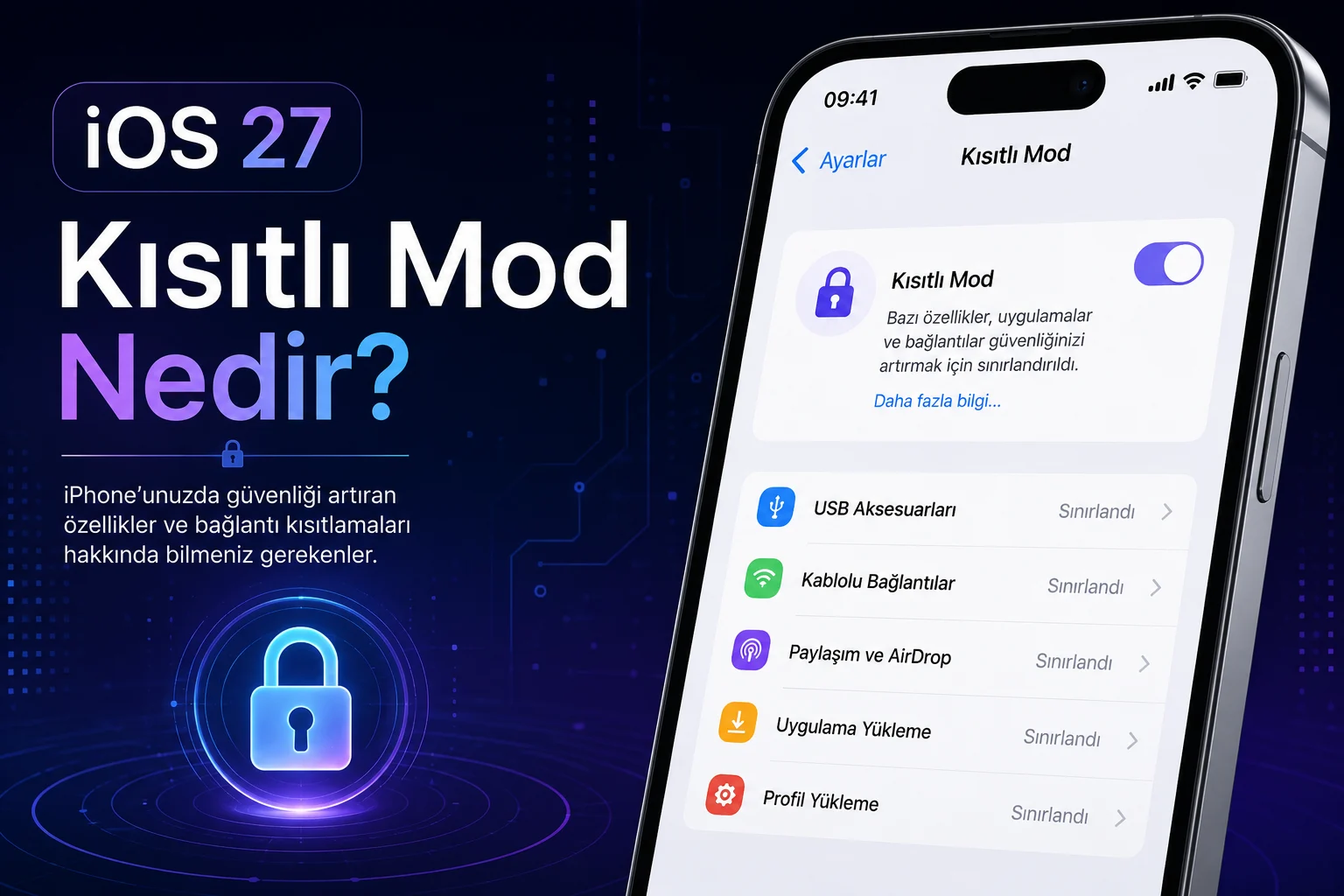 iOS 27 Kısıtlı Mod Nedir
