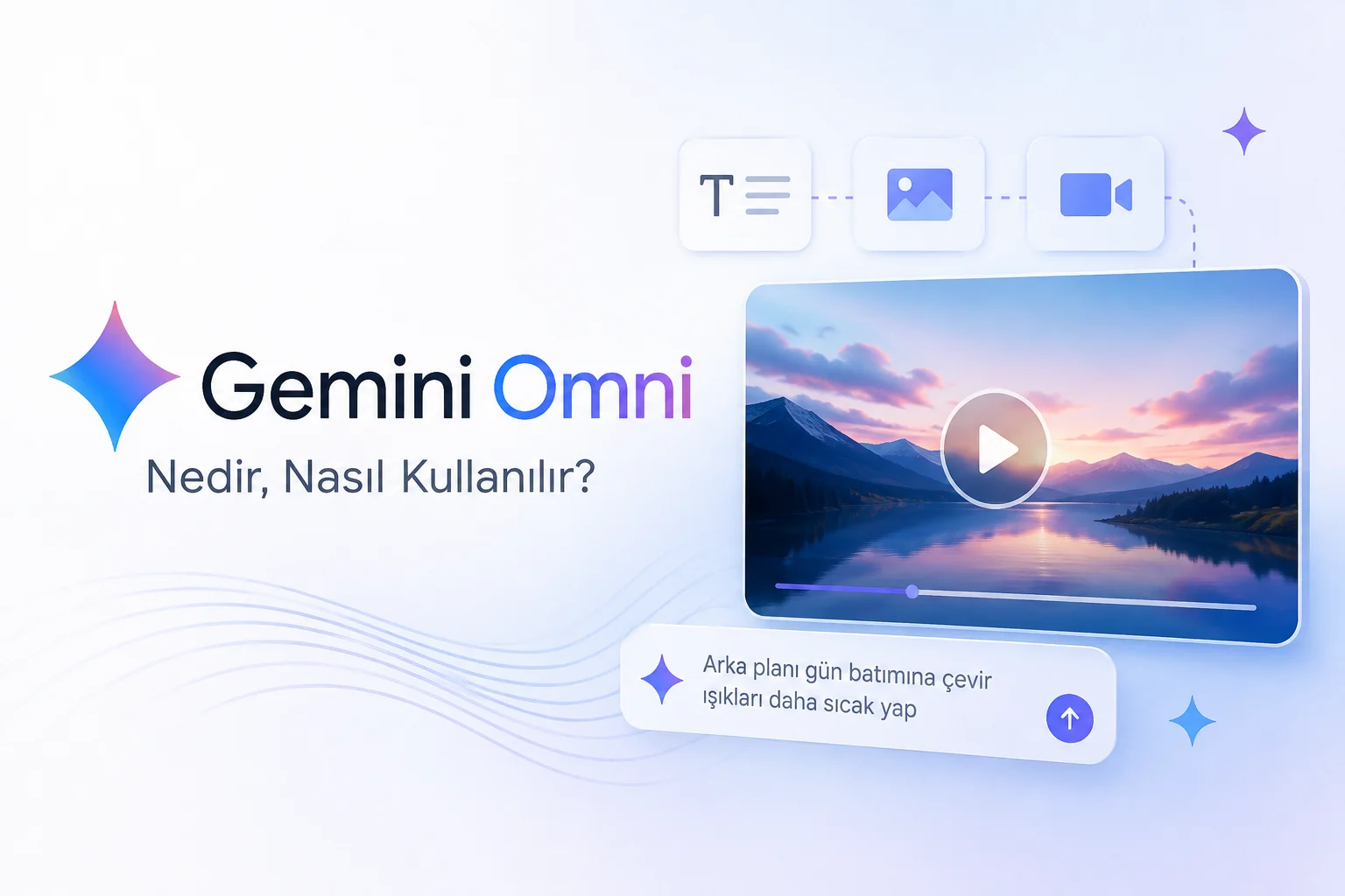 Gemini Omni yapay zeka video oluşturma ve düzenleme özellikleri
