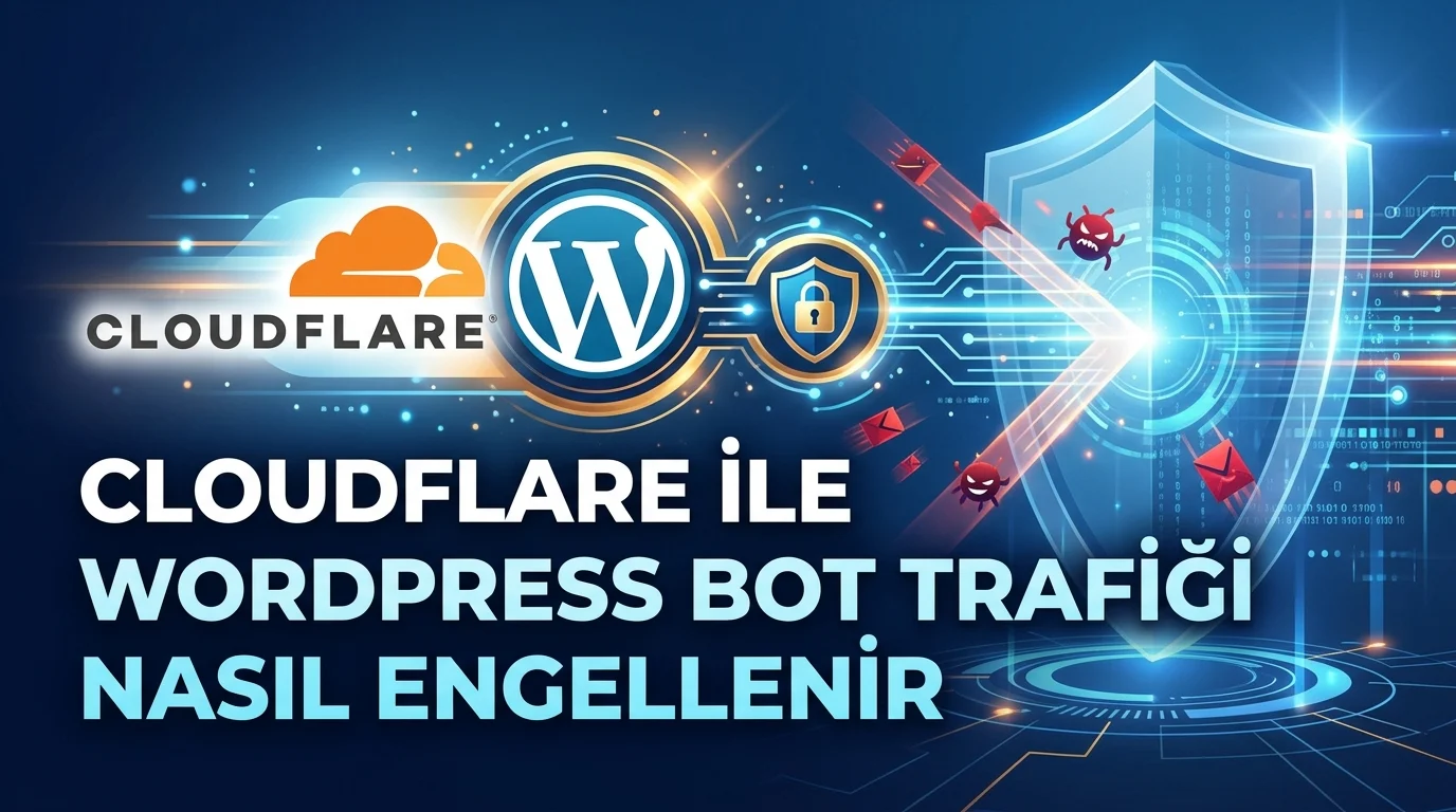 WordPress Bot Trafiği Cloudflare güvenliğiyle zararlı otomatik isteklerden etkili biçimde korunuyor