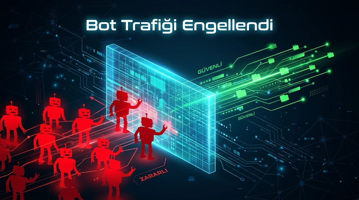 WordPress Bot Trafiği zararlı botlar engellenirken güvenli isteklerin geçişine izin veriyor