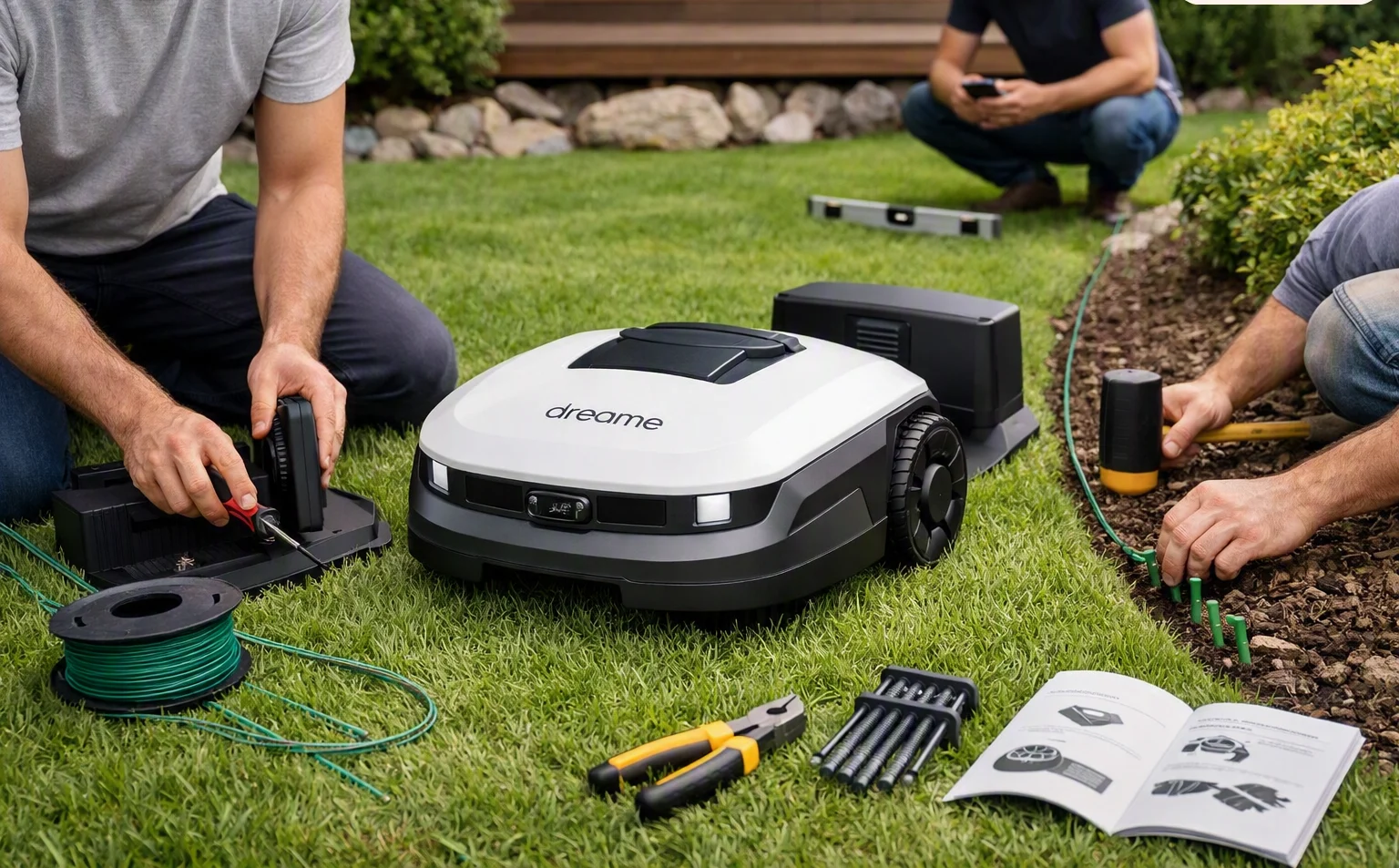 Dreame A1 Akıllı Robotik Çim Biçme Makinesi Kurulumu