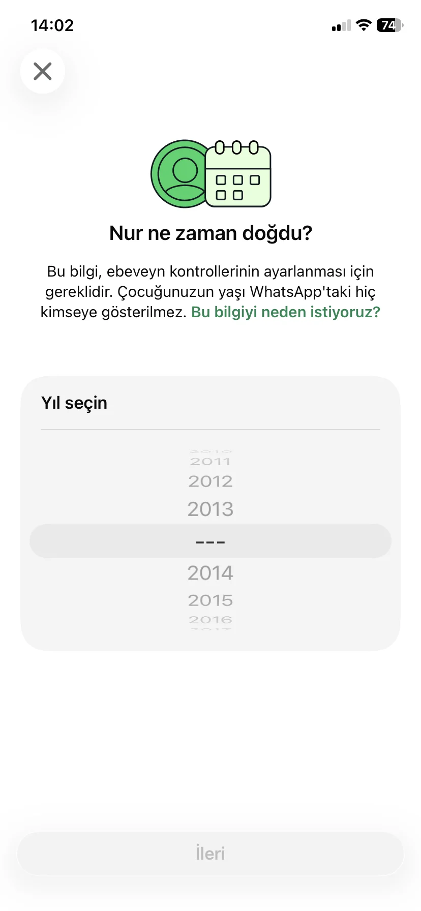 WhatsApp Ebeveyn WhatsApp Ebeveyn