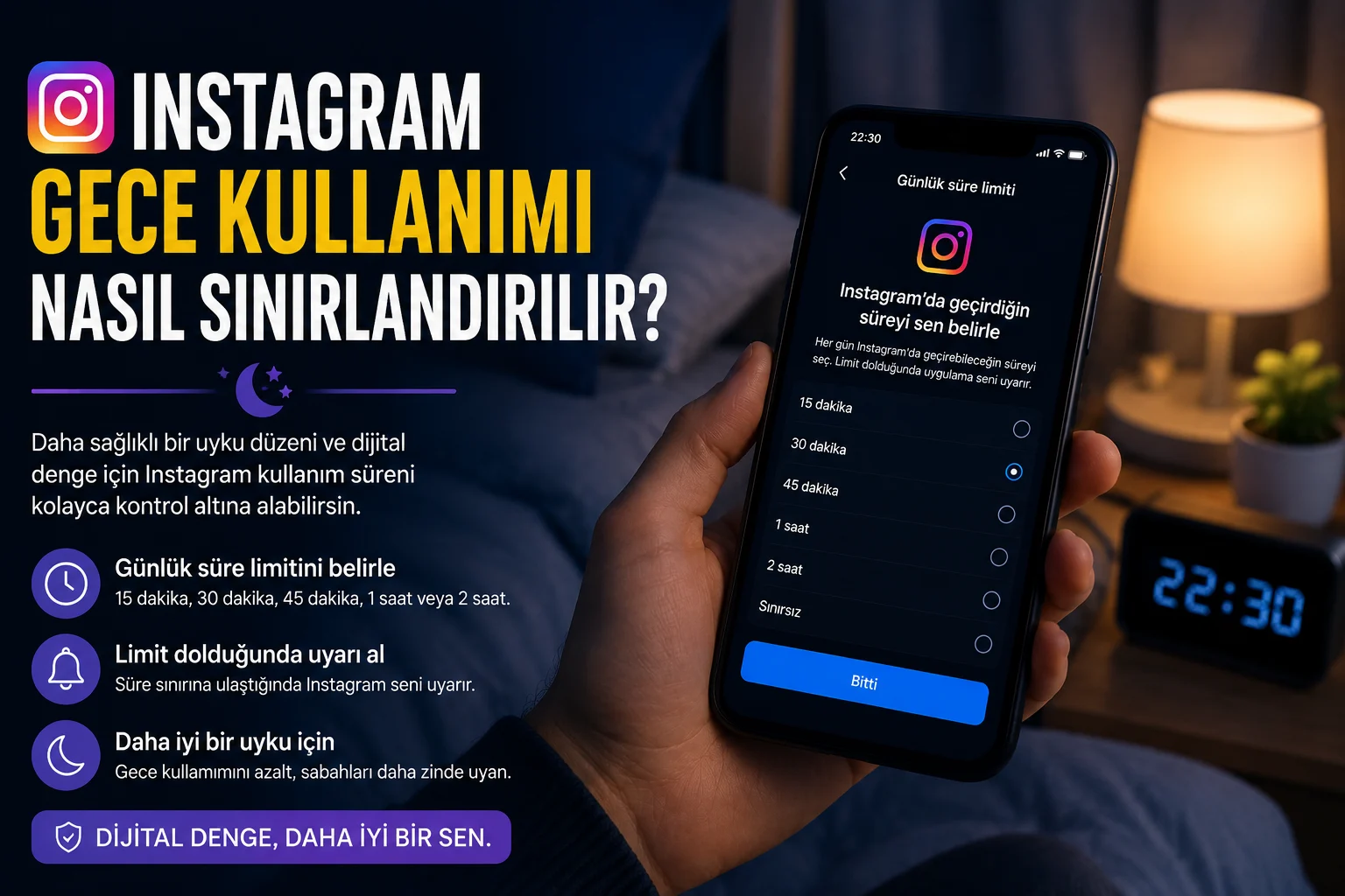 Instagram Gece Kullanımı Nasıl Sınırlandırılır Yolları Neler