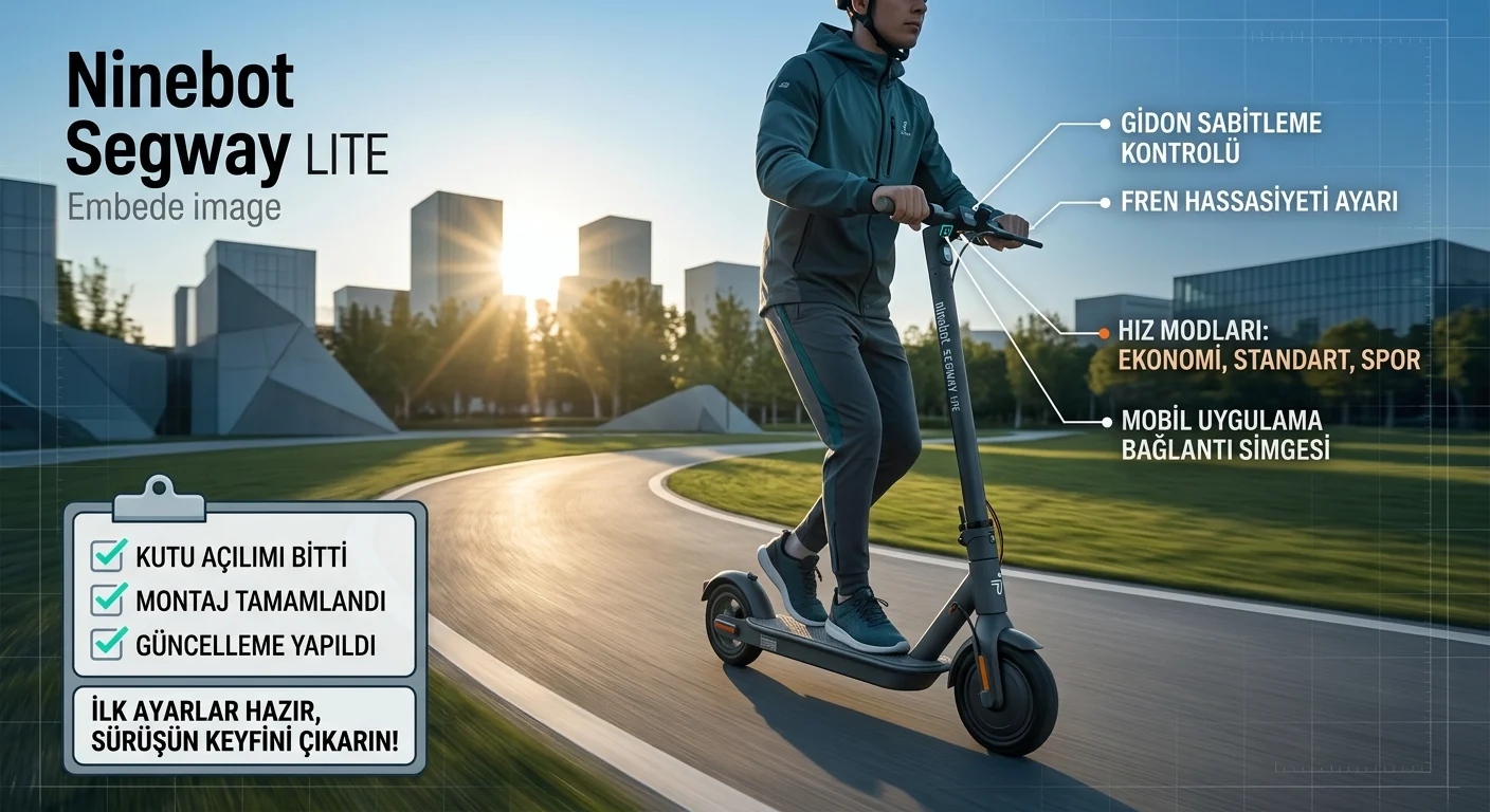 Ninebot Segway Lite Scooter Kurulum ve İlk Ayarlar