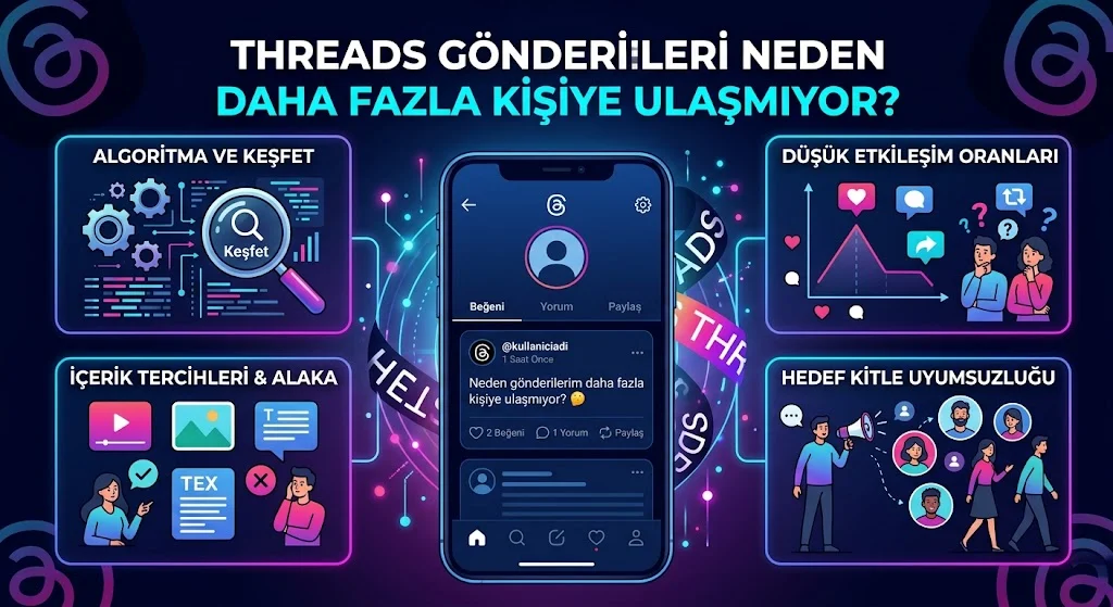 Threads Gönderileri Neden Daha Fazla Kişiye Ulaşmıyor Nasıl Ulaşılır