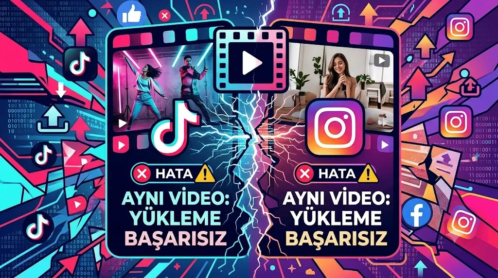 Tiktok Ve Instagram Aynı Video Yükleyememe Sorunu