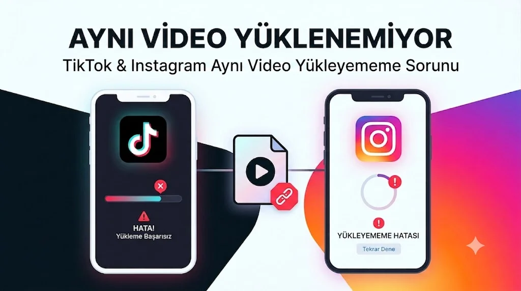 Tiktok Ve Instagram Aynı Video Yükleyememe Sorunu Nasıl Çözülür