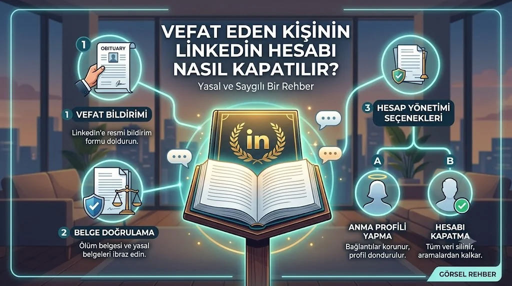 Vefat Eden Kişinin LinkedIn Hesabı Nasıl Kapatılır 