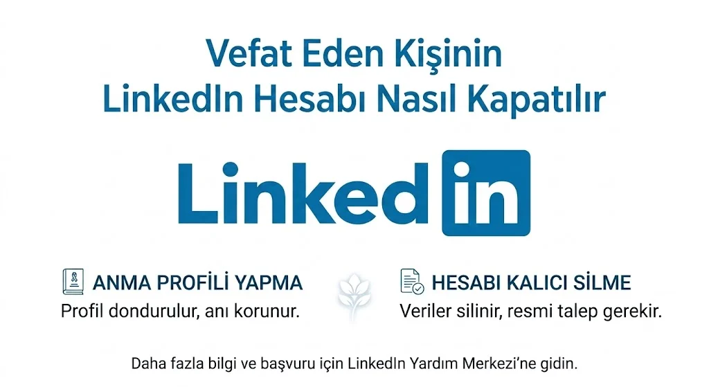 Vefat Eden Kişinin LinkedIn Hesabı Nasıl Kapatılır Yolları Neler