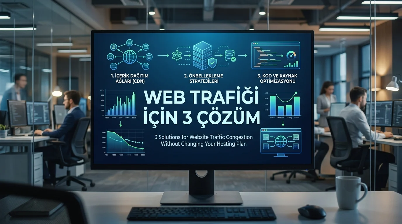 Web Sitesi Trafik Yoğunluğu için üç performans çözümünü doğru sırayla uygulayın