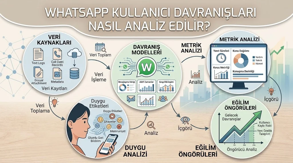 WhatsApp Kullanıcı Davranışları Nasıl Analiz Edilir 