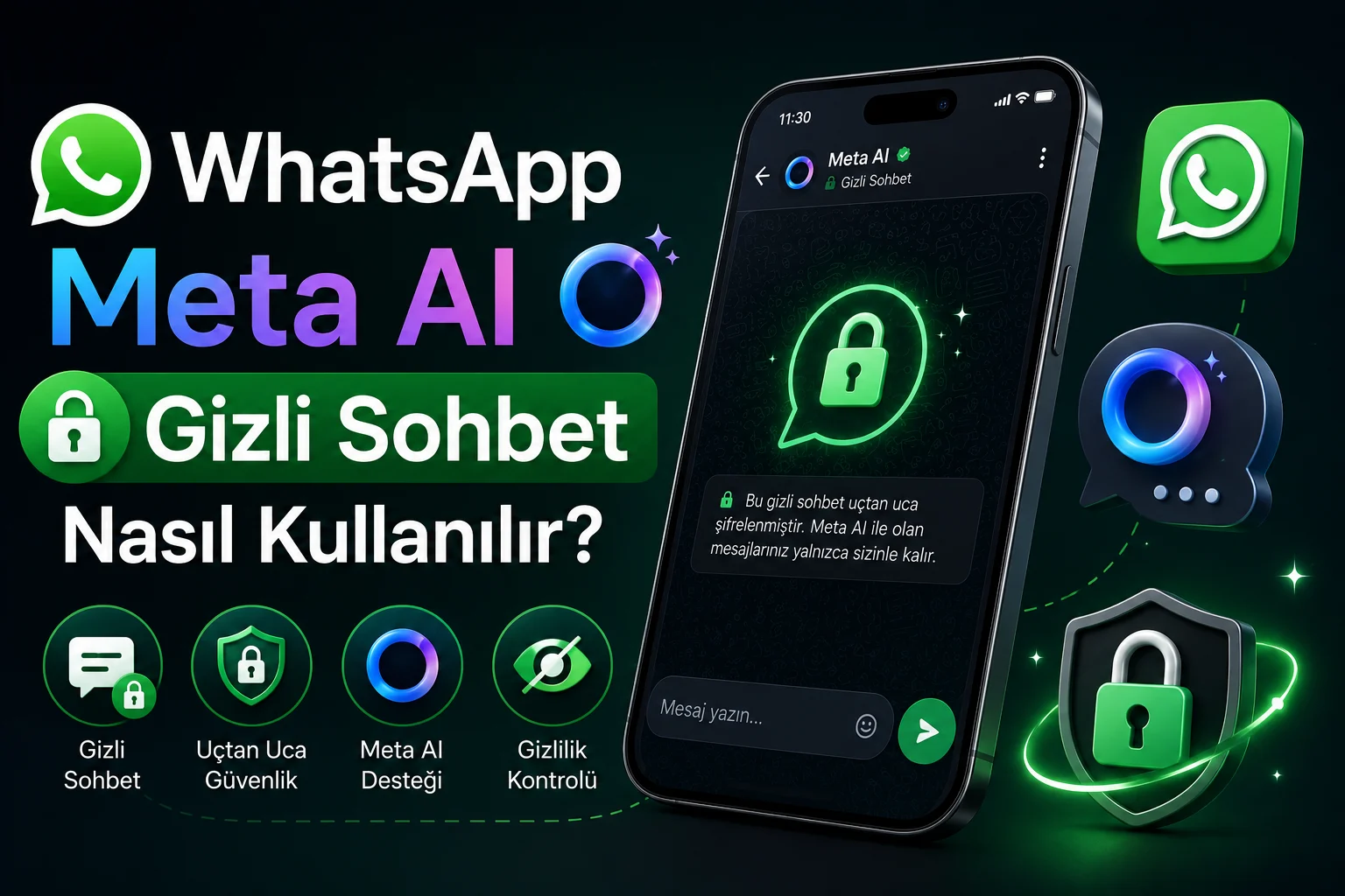 WhatsApp Meta AI Gizli Sohbet Nasıl Kullanılır Yolları Neler