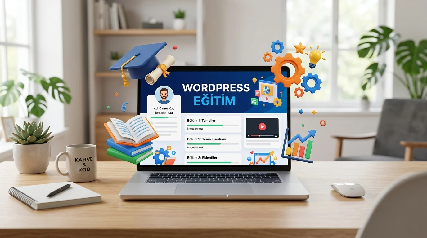 WordPress eğitim eklentileri ile çevrim içi ders yönetimi ve ilerleme takibi kolaylaşıyor.