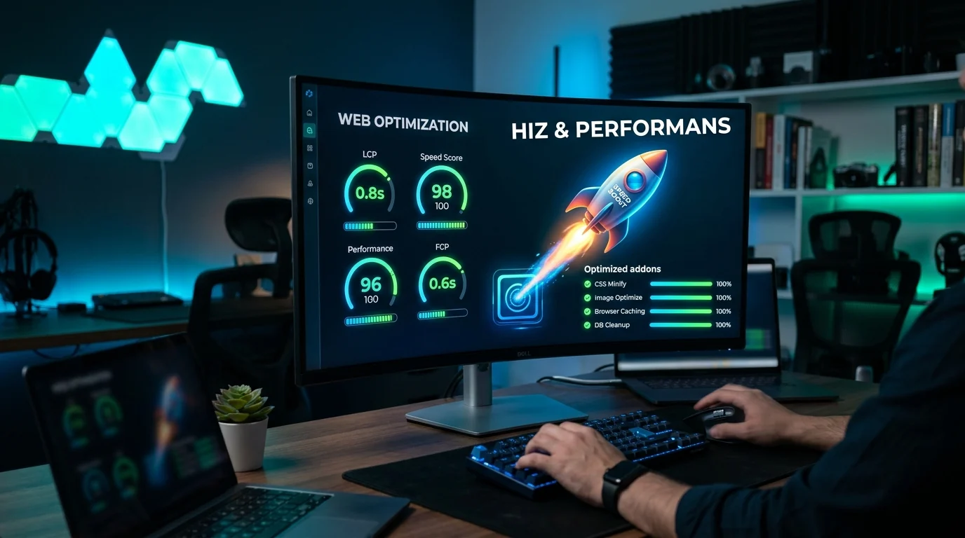 Elementor eklentileri, web sitesi hızını ve performans optimizasyonunu destekleyen araçlarla öne çıkar.