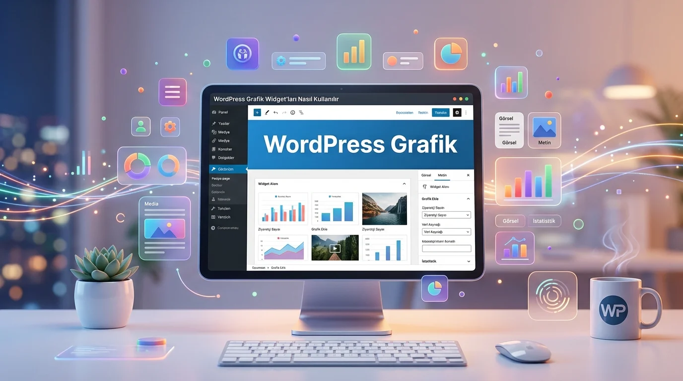 WordPress grafik widget’ları, içeriklerde veri ve istatistikleri daha anlaşılır sunmayı kolaylaştırır.