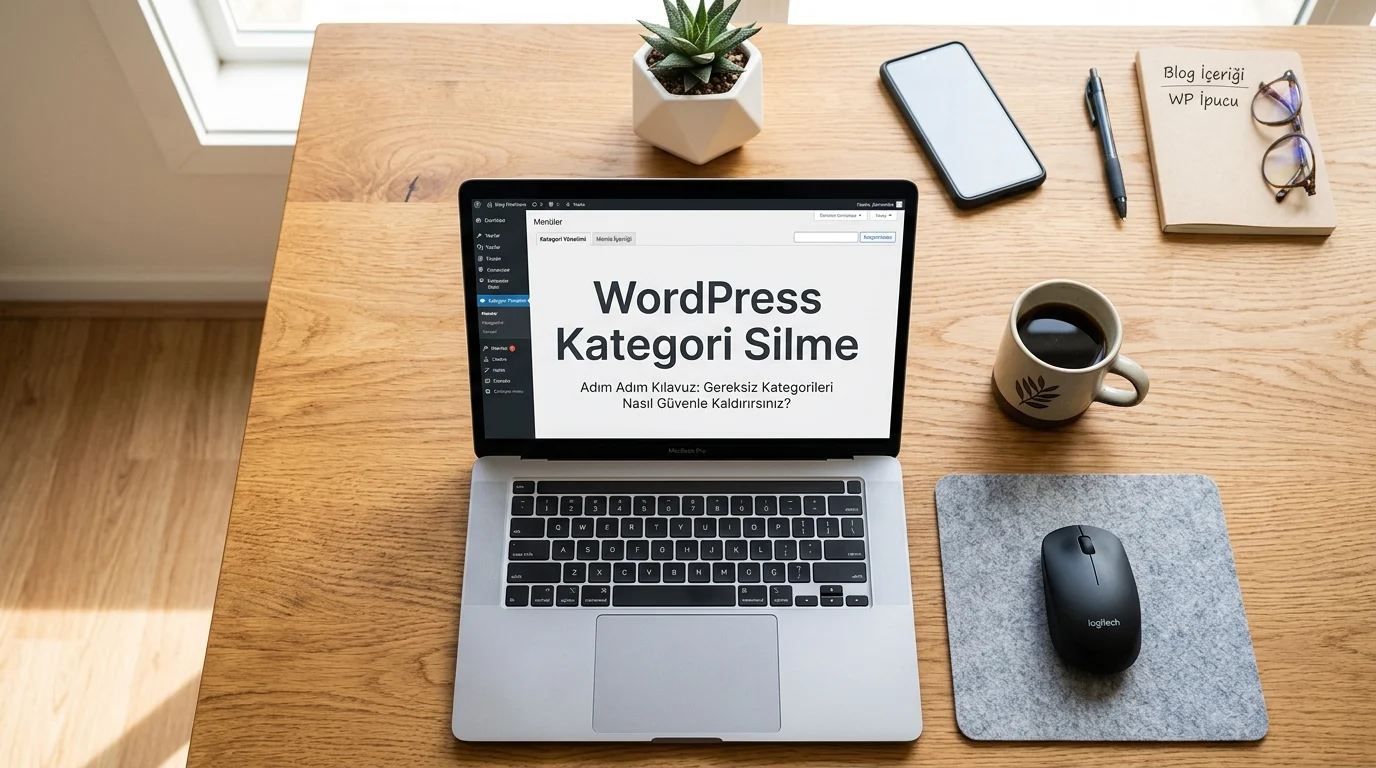 WordPress kategori silme işlemi için yönetim panelinden uygulanacak temel adımlar.