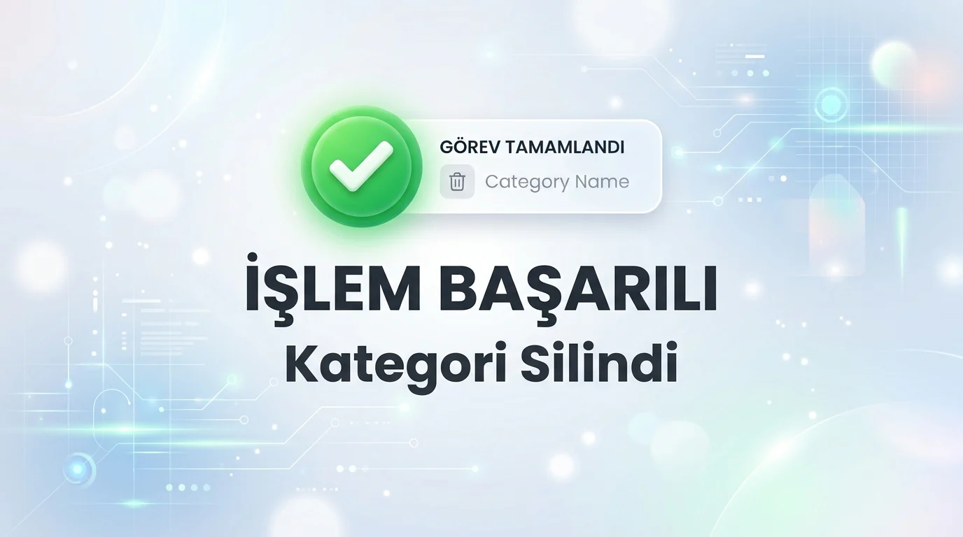 WordPress kategori silme işlemi tamamlandığında kontrol edilmesi gereken içerik düzeni.