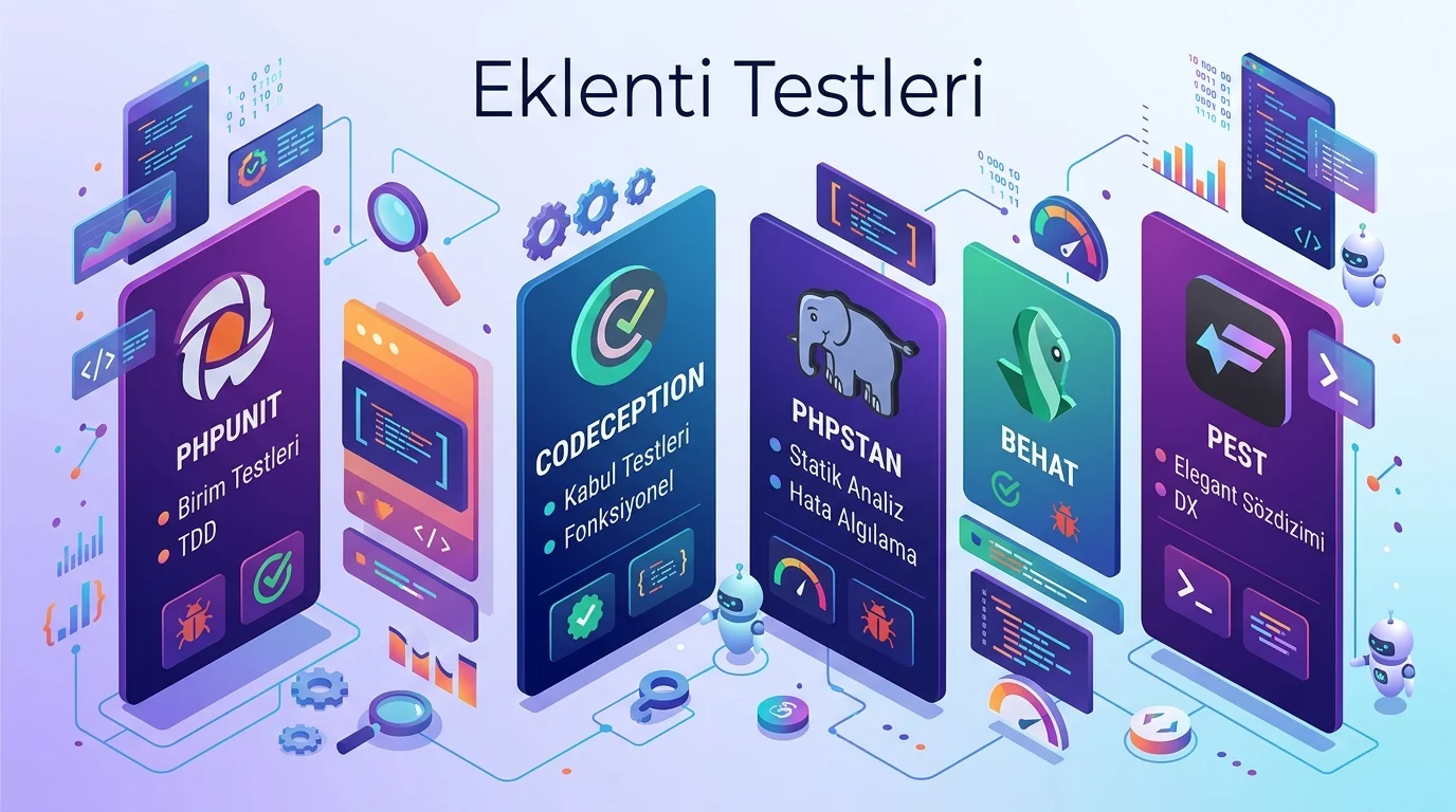 WordPress PHP Test Araçları, eklenti test süreçlerini farklı yöntemlerle karşılaştıran modern çözümler sunar.