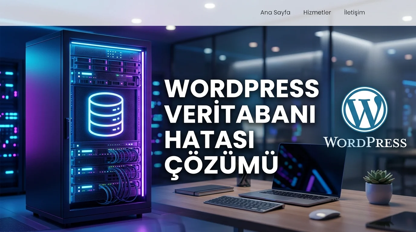 WordPress veritabanı bağlantı hatası çözümü için sunucu, veritabanı ve yönetim ekranı