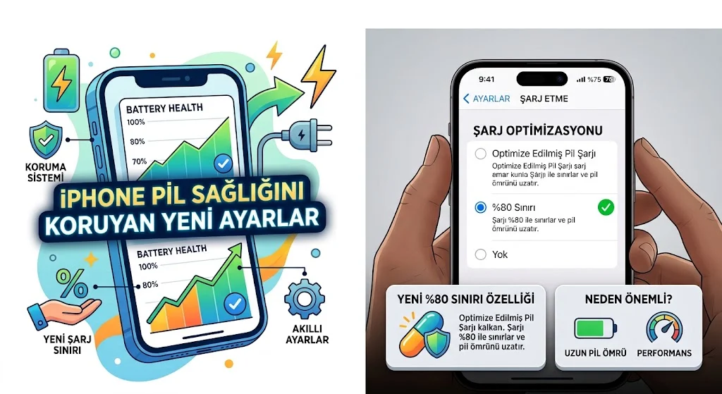 iPhone Pil Sağlığını Koruyan Yeni Ayarlar