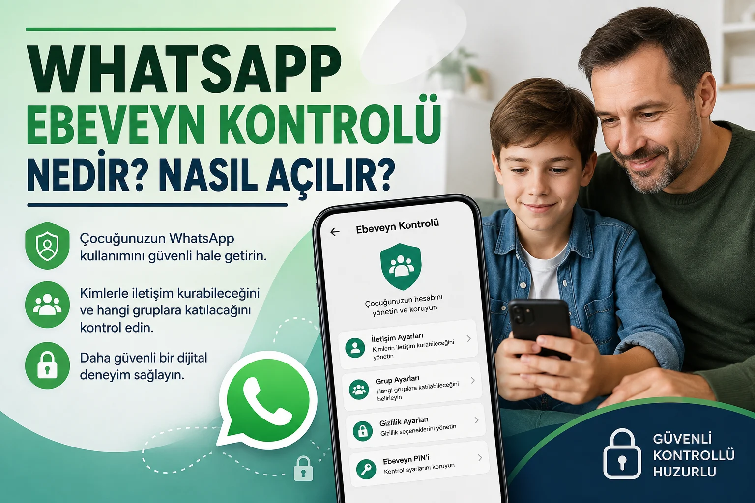 WhatsApp Ebeveyn kontrolü