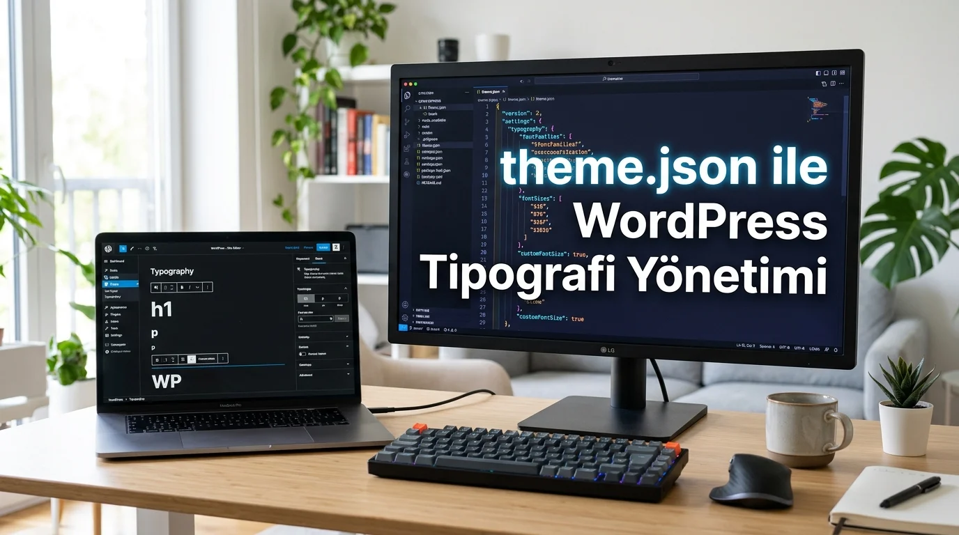 theme.json ile WordPress tipografisi, kod ve site ayarlarını tek ekranda buluşturuyor