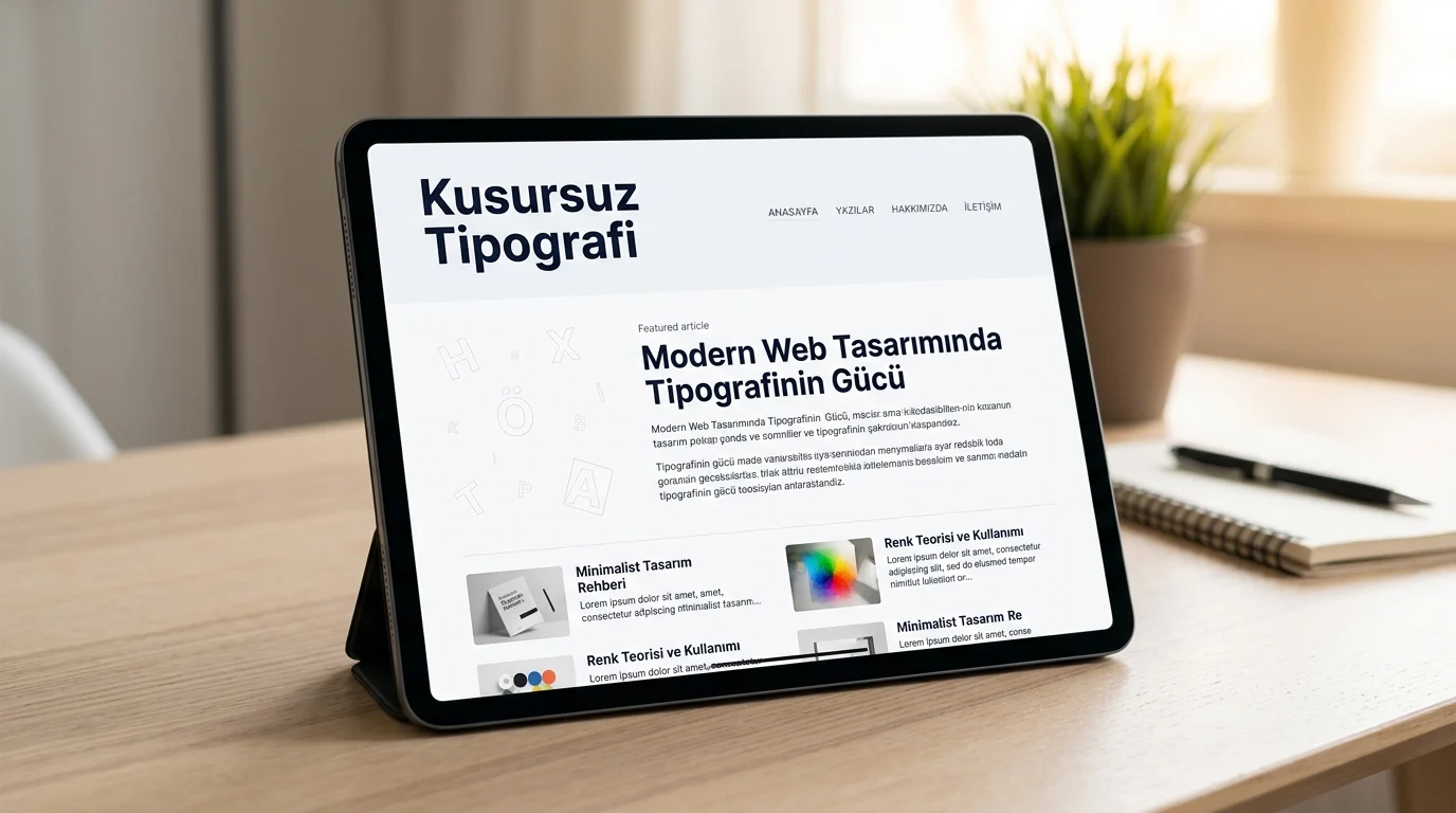 theme.json ile WordPress tipografisi, modern web tasarımında tutarlı ve okunaklı görünüm sağlıyor