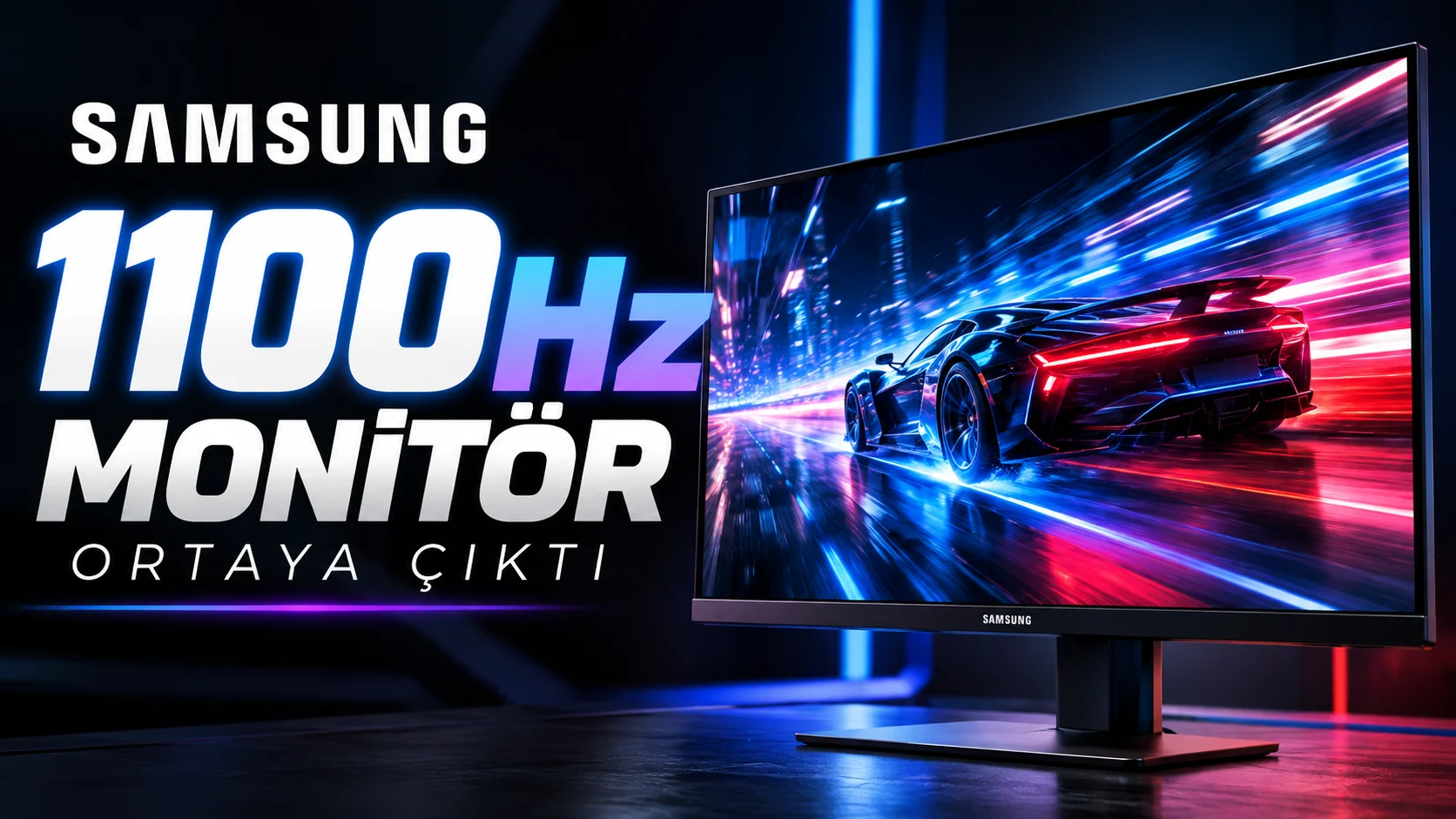Samsung 1100Hz yenileme hızına sahip yeni monitör