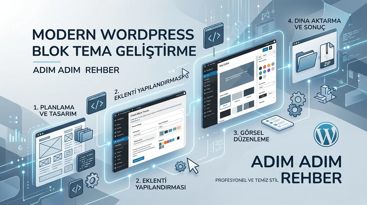 Create Block Theme WordPress blok temalarını planlama, düzenleme ve dışa aktarma sürecini kolaylaştırır.