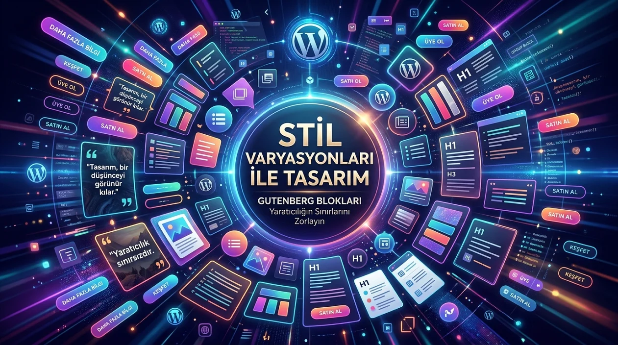 Gutenberg Blok Varyasyonları ile aynı içerikte farklı tasarım seçenekleri nasıl oluşturulur?