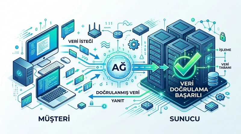 HTTP 304 Not Modified istemci ve sunucu arasındaki doğrulama sürecinde kaynak değişimini kontrol eder.