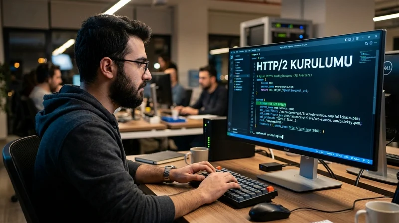 HTTP/2 kurulumu doğru sunucu yapılandırmasıyla daha hızlı ve verimli bağlantılar sunar.