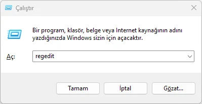 Kayıt Defteri'nde AvailableUpdates değerinin sıfırlanması