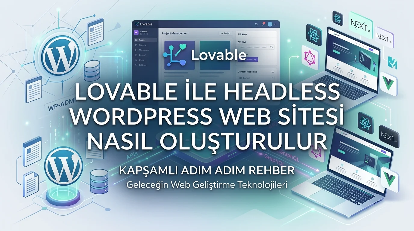 Lovable ile Headless WordPress kurarken içerik ve arayüz ayrımını planlamak işleri kolaylaştırır.